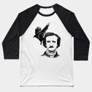 Poe and raven Baseball T-Shirt